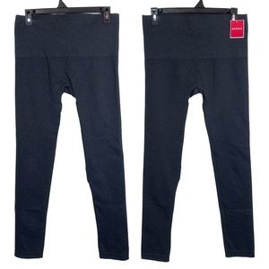 SPANX NWT shaping grey leggings shapewear layers 2X plus charcoal